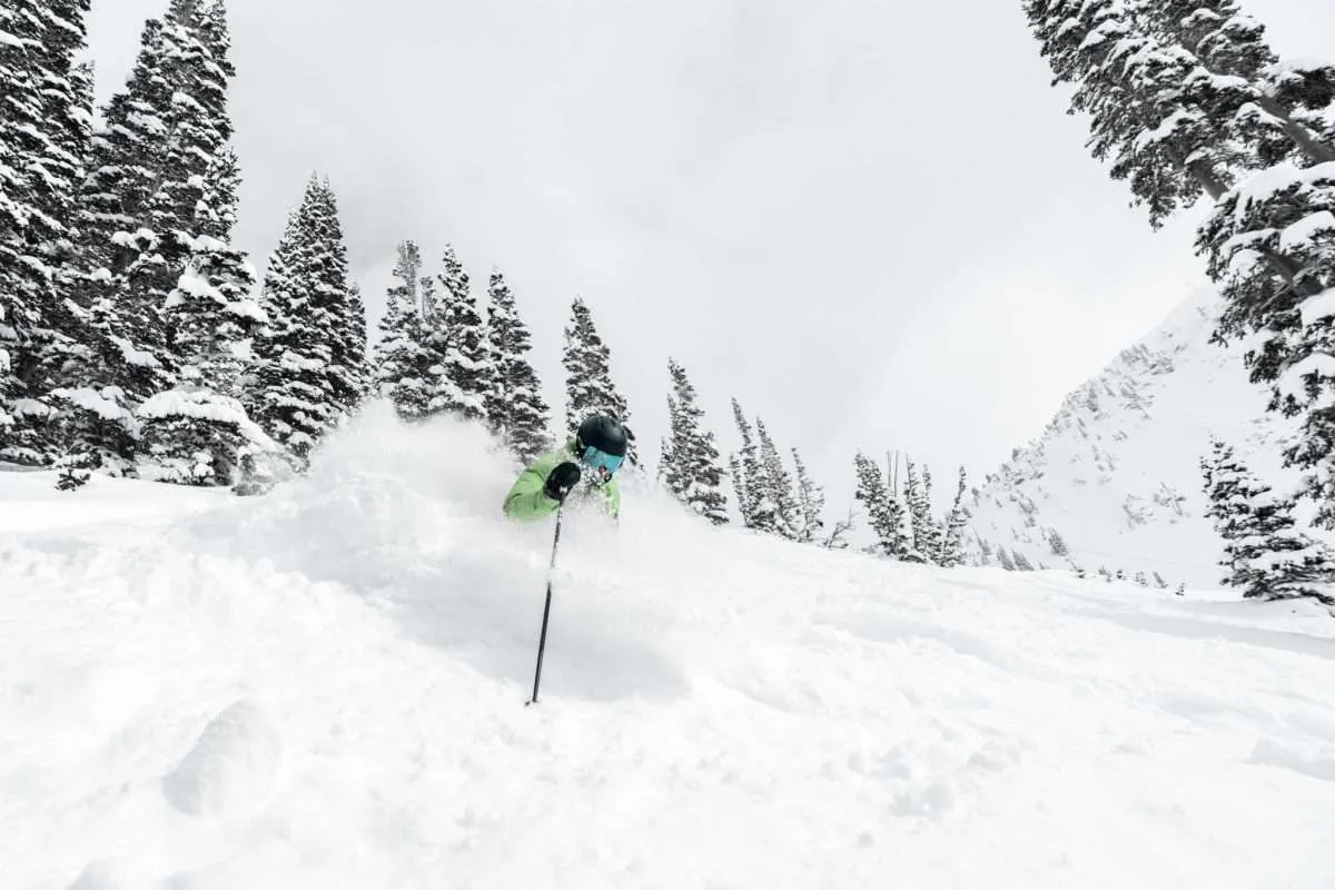 Ski boot fitting expert at work in Alta Utah